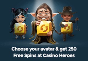 free spins casinoheroes