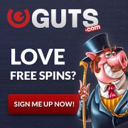 guts free spins
